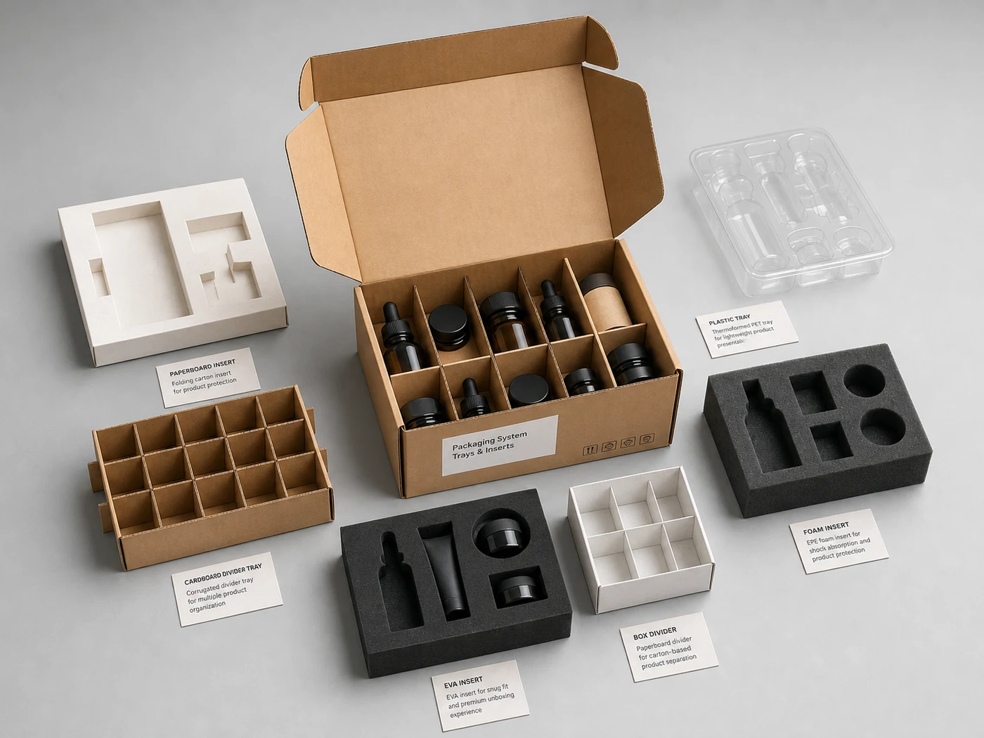 Custom Packaging Trays and Inserts | Packaverse Packaging